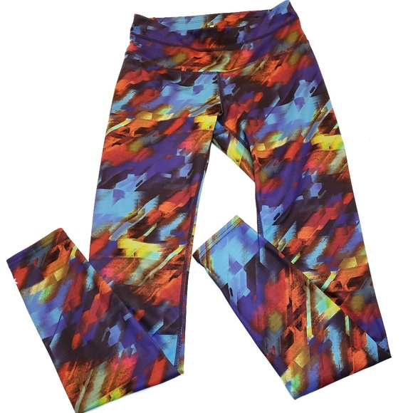 Athleta Pants - Athleta Colorburst Sonar Tights